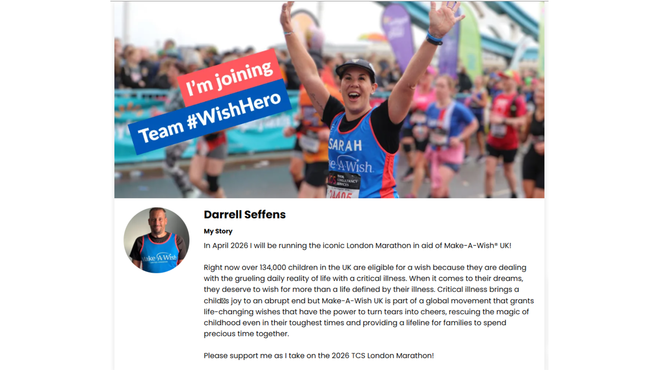 Darrell’s Marathon Run